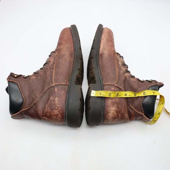 Red Wing Boots Mens Size 11 EE Supersole Brown Leather Work Boots Soft Toe 606 main image 4